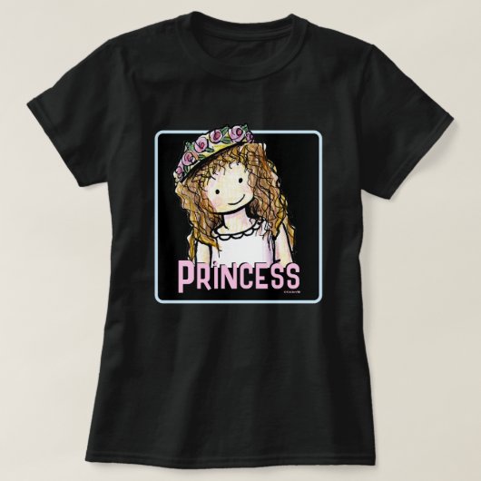 Prinses Art T-shirt (Design voorkant)