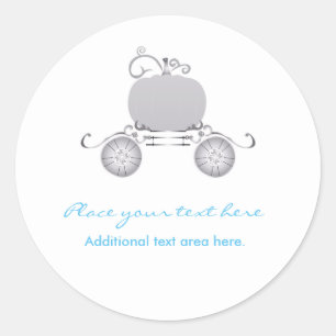 Prinses Assepoester Elegante Koets Feest Sticker