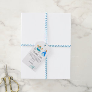 Prinses Assepoester Verjaardagsfeest Decoratie Cadeaulabel