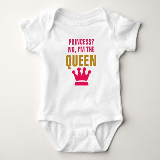 Prinses? Baby Jersey Bodysuit (Voorkant)