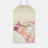 Prinses Baby shower Cadeaulabel (Achterkant)