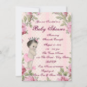  Prinses Baby shower Kaart (Achterkant)