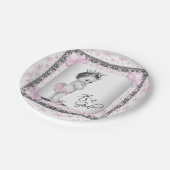 Prinses Baby shower Papieren Bordje (Gekanteld)