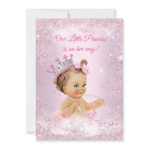 Prinses Baby Shower Roze Sneeuwvlok Winter