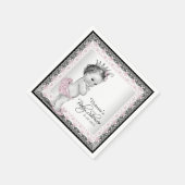  Prinses Baby shower Servetten (Hoek)