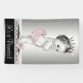  Prinses Baby shower Spandoek (Horizontaal)