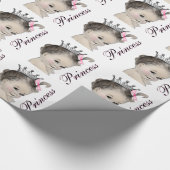 Prinses Babyshower Inpakpapier (Hoek)