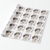 Prinses Babyshower Inpakpapier (Uitgerold)