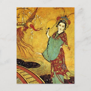 “Prinses Badoura” van Edmund Dulac Briefkaart