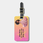 Prinses bagage label (Voorkant verticaal)