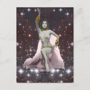 Prinses Banu, kosmische buikdanseres Briefkaart