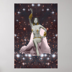 Prinses Banu, kosmische buikdanseres Poster