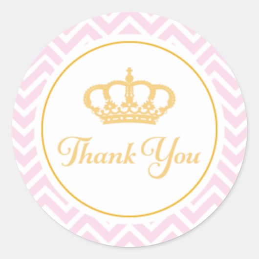 Prinses Bedank Tag (Voorkant)