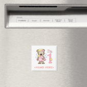 Prinses Beer 1st Birthday Magneet (Insitu (Vaatwasser))