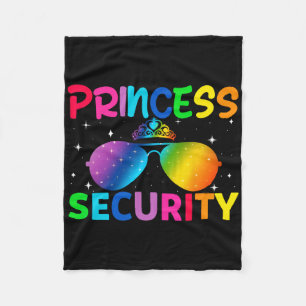 Prinses Beveiliging Verjaardag Halloween Party Fun Fleece Deken