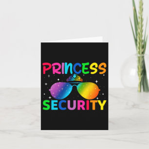 Prinses Beveiliging Verjaardag Halloween Party Fun Kaart