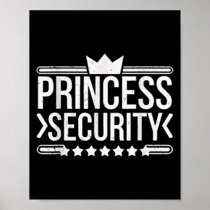  prinses Beveiligingsjongens Broer Verjaardag Da Poster