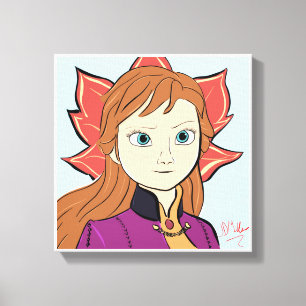 Prinses Canvas Muur Kunst Afdruk