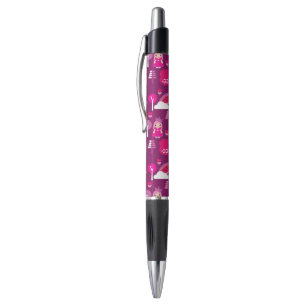 prinses castle en unicorn regenboog pen