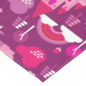 prinses castle en unicorn regenboog tafelkleed (Gekanteld)