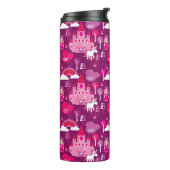 prinses castle en unicorn regenboog thermosbeker (Gedraaid links)
