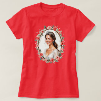 Prinses Catherine van Engeland, prinses van Wales T-shirt