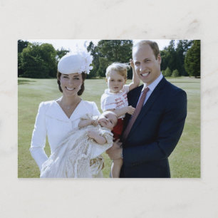 Prinses Charlotte christening juli 2015 gestileerd Briefkaart
