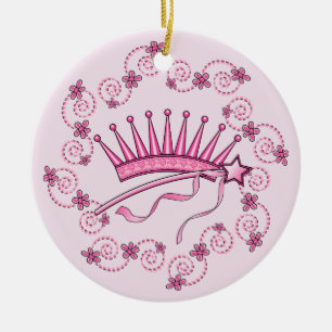 prinses Crown Keramisch Ornament