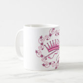 prinses Crown Koffiemok (Voorkant links)