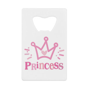 prinses crown, tiara kredietkaart flessenopener