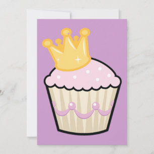 prinses cupcake met kroon
