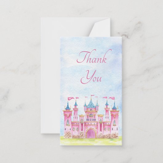 Prinses Dank Je Notitiekaartje (Voorkant)