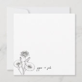 Prinses + De Kikker - Z&W- Dankkaart voor koppels Bedankkaart (Achterkant)