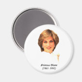 prinses Diana Magneet (Voorkant / Achterkant)