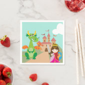 Prinses Dragon en Ridder Servet (Insitu)