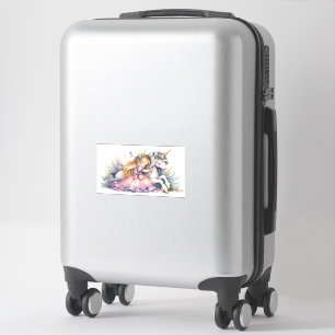 Prinses Eenhoorn Pastel Sprookje Fantasie Sticker