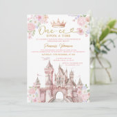 Prinses EENS Tijdens een verjaardag Kasteel Kroon Kaart (Staand voorkant)