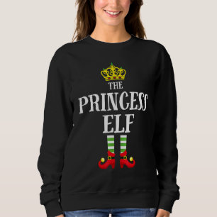 Prinses Elf Bijpassende Familie Groep Kerst Pyjama Trui