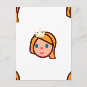 prinses emoji briefkaart