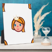 prinses emoji fotoplaat (Zijkant)