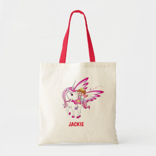 Prinses en Eenhoorn Halloween Tote Bag