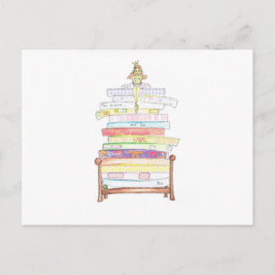 prinses en erwt briefkaart