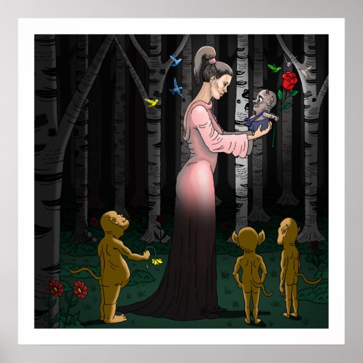 Prinses en Goblins Poster (Voorkant)