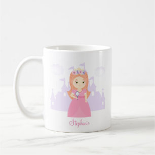 Prinses en haar magische spiegel koffiemok