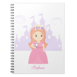 Prinses en haar magische spiegel notitieboek