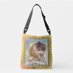 Prinses en kikker crossbody tas