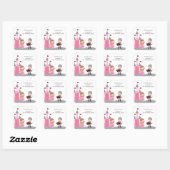 Prinses en Ridder Stickers (Vel)