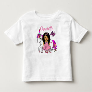  Prinses en Unicorn Persoonlijk Shirt