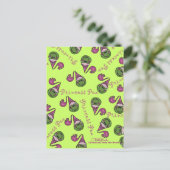 prinses erwt briefkaart (Staand voorkant)