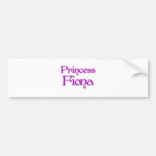 Prinses Fiona Bumpersticker (Voorkant)